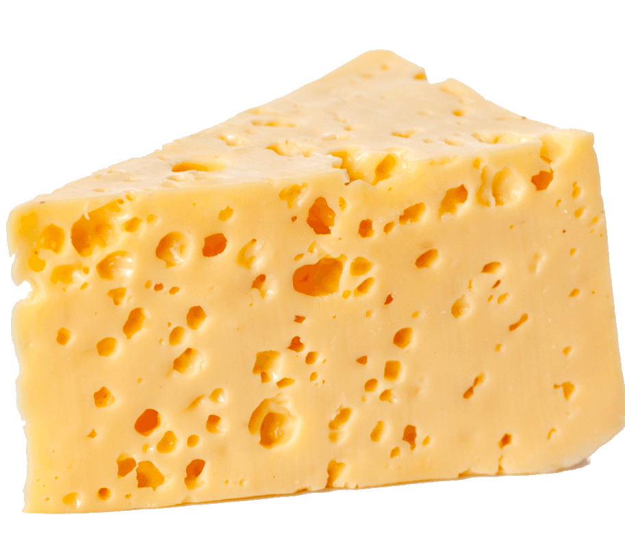 Cheddar cheese serving illustration